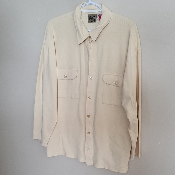 Cream Button-Up Jacket - Picture 1 of 1